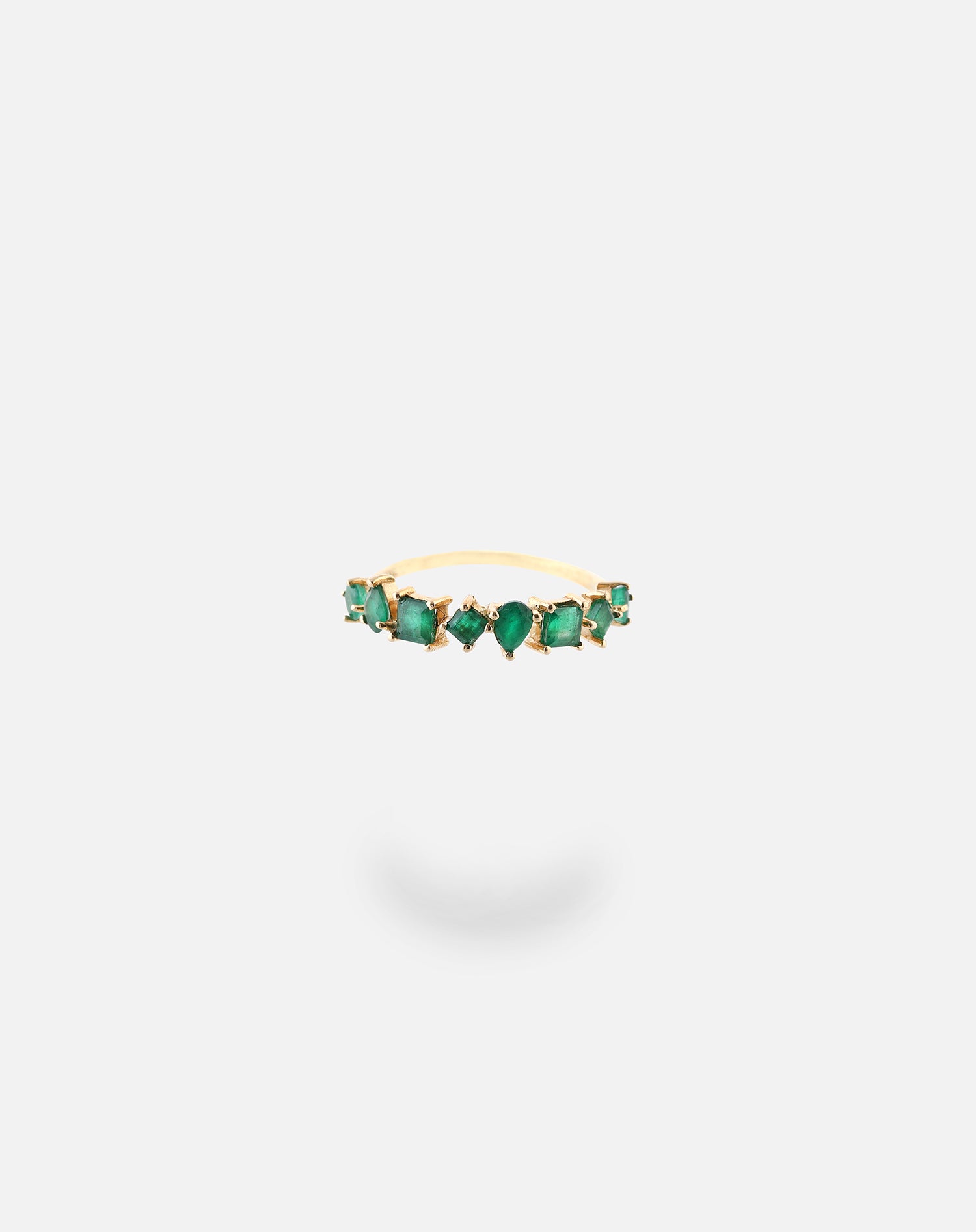 Buy Emerald Gold Rings Online - Gold Ring Collections - Jos Alukkas Online